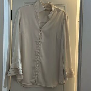 Soft surroundings Large cream colored top